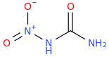 Nitrourea molecular structure
