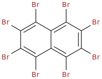 OCTABROMONAPHTHALENE molecular structure