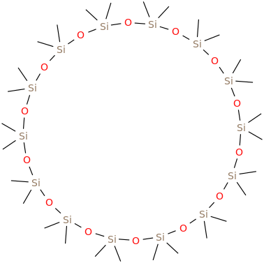 OCTACOSAMETHYLCYCLOTETRADECASILOXANE molecular structure