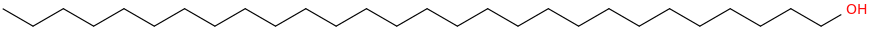 OCTACOSANOL molecular structure