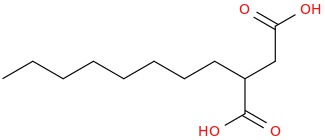 OCTYLSUCCINIC ACID molecular structure
