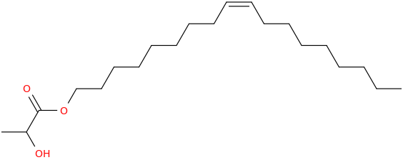 OLEYL LACTATE molecular structure