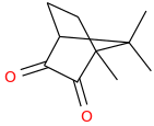 OXOCAMPHOR molecular structure