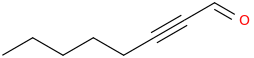 Oct-2-ynal molecular structure