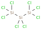 Octachlorotrisilane molecular structure