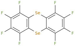 Octafluoroselenanthrene molecular structure