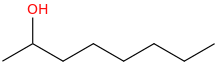 Octan-2-ol molecular structure