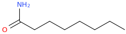 Octanamide molecular structure