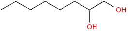 Octane-1,2-diol molecular structure
