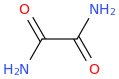 Oxamide molecular structure