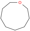 Oxonane molecular structure