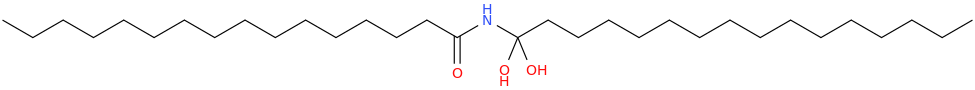 PALMITAMIDOHEXADECANEDIOL molecular structure