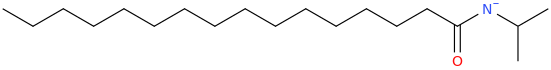 PALMITOYLISOPROPYLAMIDE molecular structure