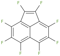 PERFLUOROACENAPHTHYLENE molecular structure