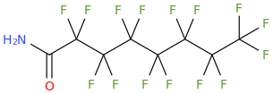 PERFLUOROOCTANAMIDE molecular structure