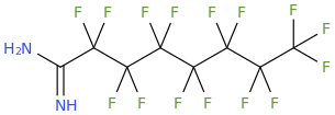 PERFLUOROOCTANAMIDINE molecular structure