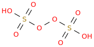 PEROXYDISULFURIC ACID molecular structure