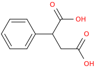 PHENYLSUCCINIC ACID molecular structure
