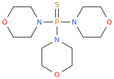 PHOSPHOROTHIOICTRIMORPHOLIDE molecular structure