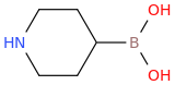 PIPERIDINE-4-BORONIC ACID molecular structure