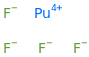 PLUTONIUMTETRAFLUORIDE molecular structure