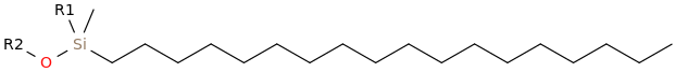 POLYMETHYLOCTADECYLSILOXANE molecular structure
