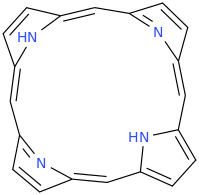 PORPHINE molecular structure