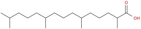 PRISTANIC ACID molecular structure