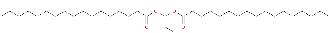 PROPANEDIOL DIISOSTEARATE molecular structure