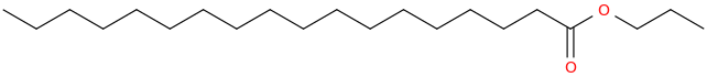 PROPYL STEARATE molecular structure