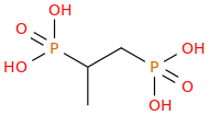 PROPYLENEDIPHOSPHONIC ACID molecular structure