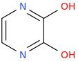 PYRAZINE-2,3-DIOL molecular structure
