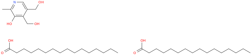 PYRIDOXINE DIPALMITATE molecular structure