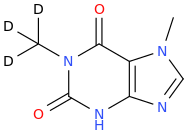 Paraxanthine-d3 molecular structure