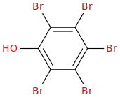 Pentabromophenol molecular structure