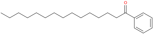 Pentadecanophenone molecular structure