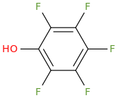 Pentafluorophenol molecular structure