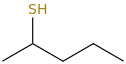 Pentane-2-thiol molecular structure