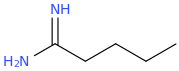 Pentanimidamide molecular structure