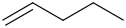 Pentene molecular structure