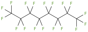 Perfluorooctane molecular structure