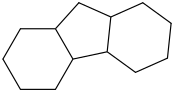 Perhydrofluorene molecular structure