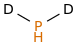 Phosphine-d2 molecular structure