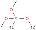 Poly(dimethoxysiloxane) molecular structure
