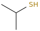 Propane-2-thiol molecular structure