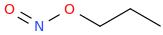 Propyl nitrite molecular structure