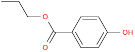 PropylParaben molecular structure