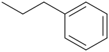 Propylbenzen molecular structure