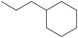 Propylcyclohexane molecular structure