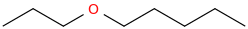 Propylpentyl ether molecular structure